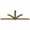 Ekena Millwork Redmond Timber Gable Bracket, Western Red Cedar, 108"W x 45"H x 1 1/2"D x 5 1/2"F, 10/12 Pitch GBW108X45X0206RED00SWR - alternate 2